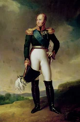 Porträt von Alexander I. (1777-1825) 1814